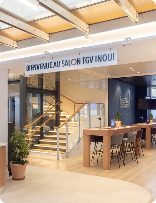 Un Salon pour travailler ou patienter en gare