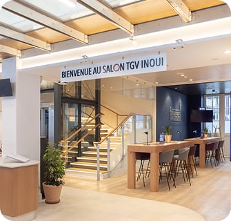 Un Salon pour travailler ou patienter en gare