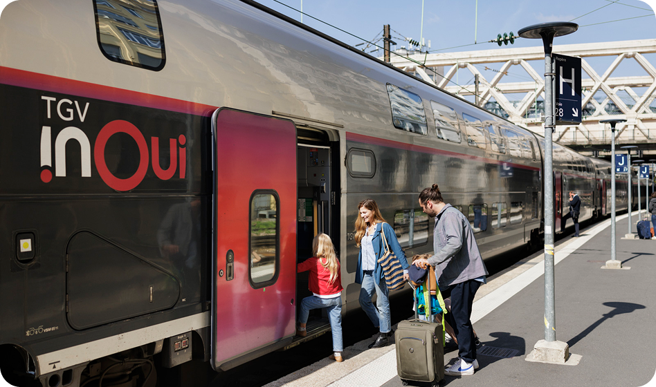 famille train