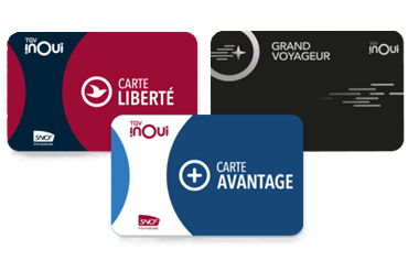 Carte Liberté, carte Avantage et carte Grand Voyageur
